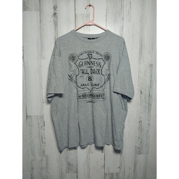 Guinness Beer Tall, Dark And Have Some Gray Tee Shirt XXL - Picture 1 of 5
